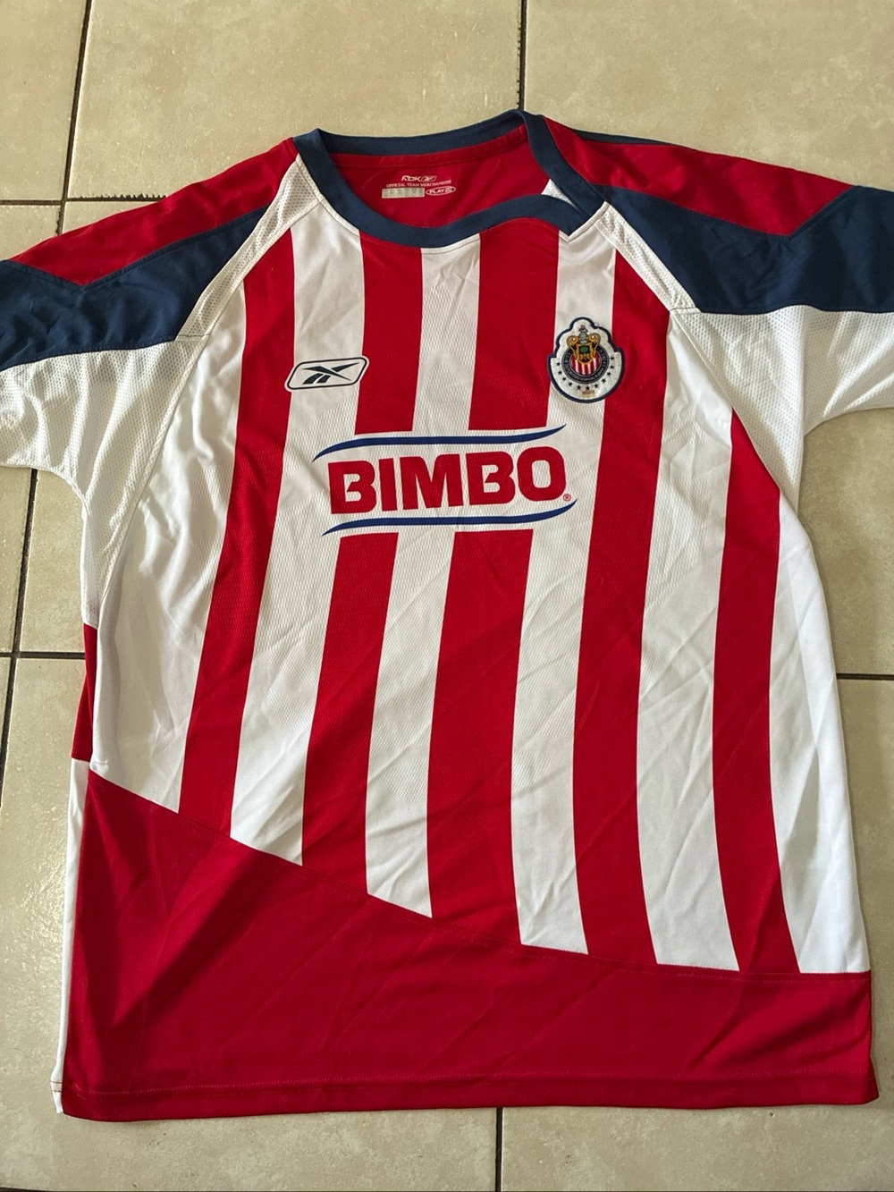 Chivas Guadalajara 2007 2008 Jersey Reebok XL Long Sleeve Ayala 11 LFP Patch VTG